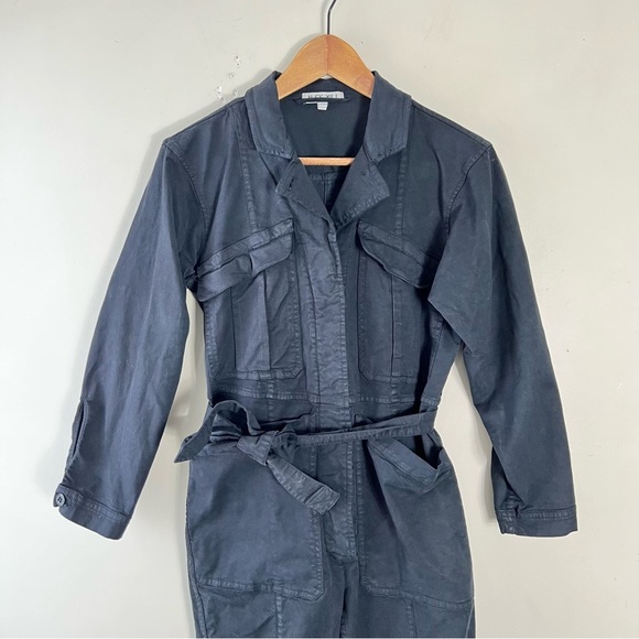 Alex Mill Women's Expedition Jumpsuit in Washed Twill Blue Size XS Utility - Picture 9 of 16